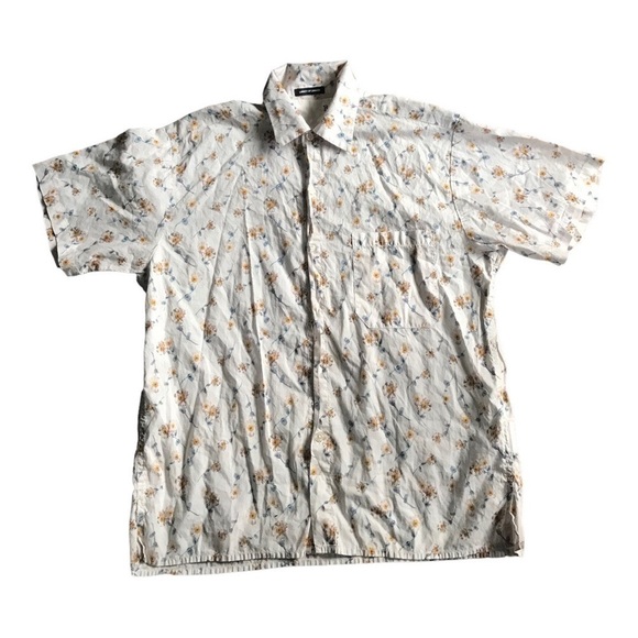 50% OFF R13 floral button down short sleeve blouse XS